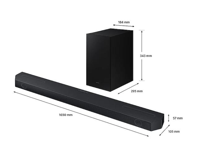 Аудио система Samsung HW-Q600C Soundbar 3.1.2, 360W, Subwoofer Wireless, Dolby Atmos