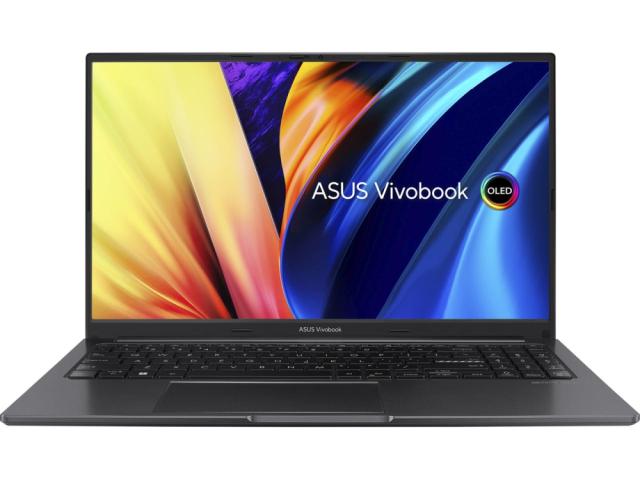 Лаптоп Asus Vivobook 15 OLED X1505ZA-MA255W, Intel Core i7-12700H 14C (1.7/4.7GHz, 24M) ,15.6" (2880X1620),16:9 OLED ,16GB 512GB SSD,Intel Iris UMA Graphics Windows 11, Indie Black