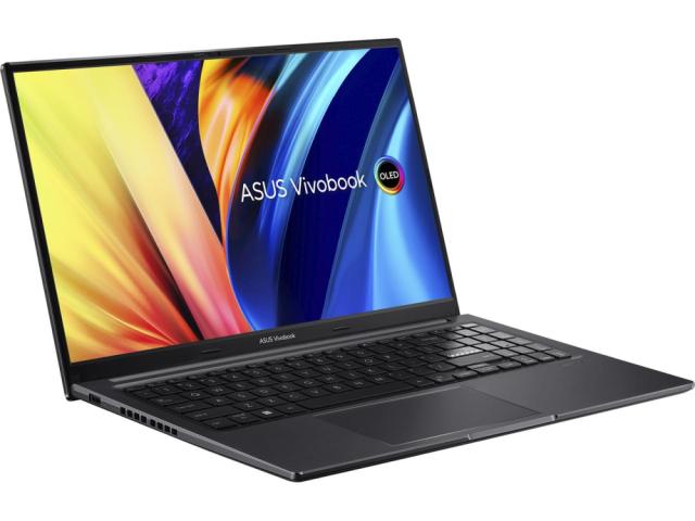 Лаптоп Asus Vivobook 15 OLED X1505ZA-MA255W, Intel Core i7-12700H 14C (1.7/4.7GHz, 24M) ,15.6" (2880X1620),16:9 OLED ,16GB 512GB SSD,Intel Iris UMA Graphics Windows 11, Indie Black