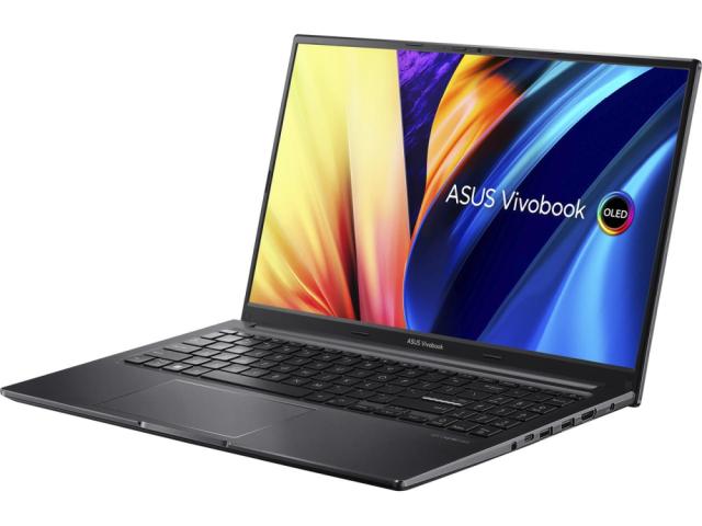 Лаптоп Asus Vivobook 15 OLED X1505ZA-MA255W, Intel Core i7-12700H 14C (1.7/4.7GHz, 24M) ,15.6" (2880X1620),16:9 OLED ,16GB 512GB SSD,Intel Iris UMA Graphics Windows 11, Indie Black