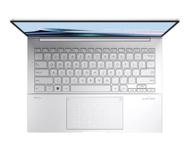 Лаптоп Asus Zenbook UX3405MA-QD131W, Intel Core Ultra 7 155H (0.9/4.8GHz, 24M),14." OLED ,WUXGA 1920X1200 16:10, DDR5 16GB(ON BD.),1 TB PCIEG4 SSD, Intel Art Graphics, Widnows 11, Silver