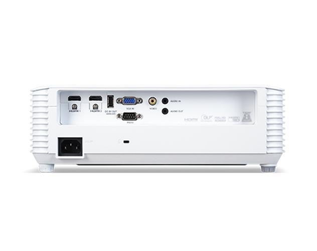 Мултимедиен проектор Acer Projector H6523BDP, DLP, 1080p (1920x1080), 3500 ANSI Lm, 10 000:1, 3D Ready, 24/7 operation, Auto Keystone, AC power on, 2xHDMI, VGA in, RCA, RS232, Audio in/out, USB(Type A, 5V/1A), 1x3W, 2.9Kg, White