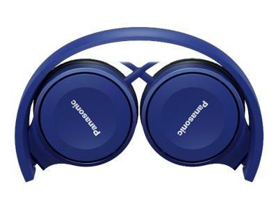 Слушалки Panasonic RP-HF100ME-A, микрофон, Сини