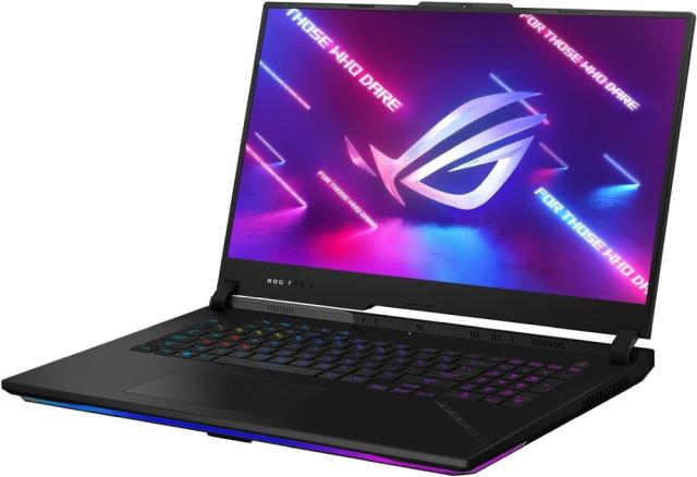 Лаптоп Asus ROG Strix SCAR 17 G733PYV-LL046W, AMD Ryzen 9 7945HX3D (2.3 - 5.4 GHz, 128 MB cache), 17.3" (43.94 cm) WQHD, 240Hz, NVIDIA GeForce RTX 4090 16G, 32GB DDR5, 1TB + 1TB PCIe 4.0 (RAID 0), Windows 11 Home 