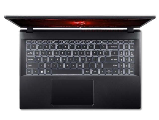 Лаптоп Acer Nitro 5, ANV15-51-72K9, Intel Core i7-13620H (up to 4.90 GHz, 24MB), 15.6" FHD IPS SlimBezel 144Hz, 16GB DDR5, 1024GB PCIe NVMe SSD, GeForce RTX 3050 6GB GDDR6, INTEL 2X2 AX+BT, HD Cam, FP, KB Backlight, No OS, Black