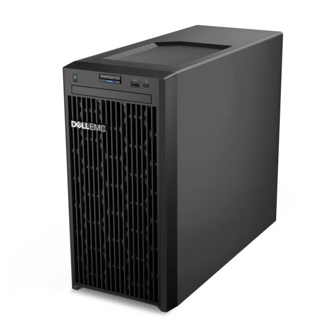 Сървър Dell PowerEdge T150, Chassis 4 x 3.5"/Xeon E-2314/16GB UDIMM 3200 ECC/1x2TB cabled HDD/ No Controller/Broadcom 5720 Dual Port LOM/iDRAC9 Basic 15G/ 36M Basic NBD