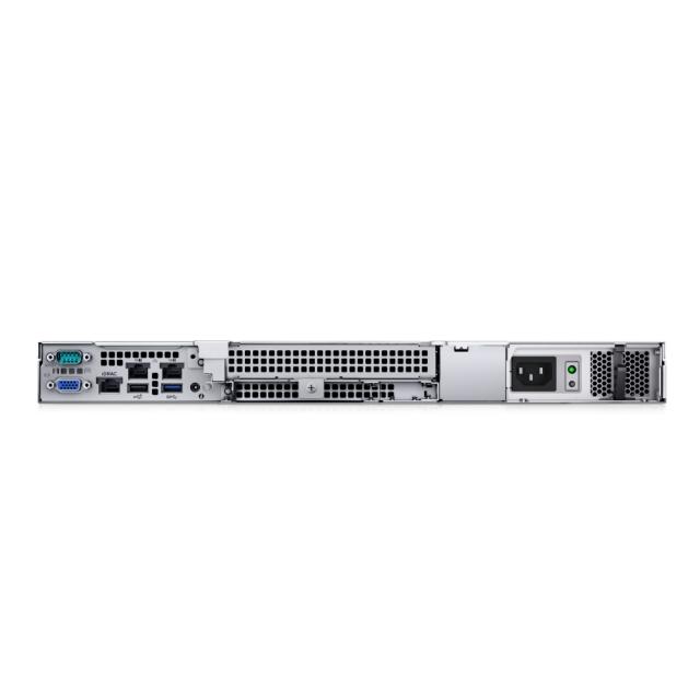 Сървър Dell PowerEdge R250, 3.5" x4 Hot Plug, Intel Xeon E-2336 6 Core 2.9GHz, 2x16GB UDIMM 3200MT/s ECC, PERC H355, 2x480GB SSD SATA, 2x1.2TB 10K RPM SAS ISE, iDRAC9 Basic 15G, PSU 700W Titanium, Bezel, Static Rails, ProSupp NBD 3Y