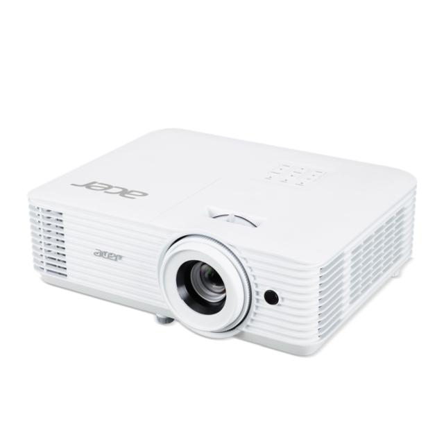 Мултимедиен проектор Acer Projector H6815ATV , DLP, 4K UHD (3840x2160), 4000 ANSI Lm, 10 000:1, HDR Comp., 24/7 oper., AndroidTV V10.0, 2xHDMI, VGA in, RS232, Audio in/out, SPDIF, 10W, 3.1Kg, Lamp life up to 12000 hours, White+Logitech Wireless Prese