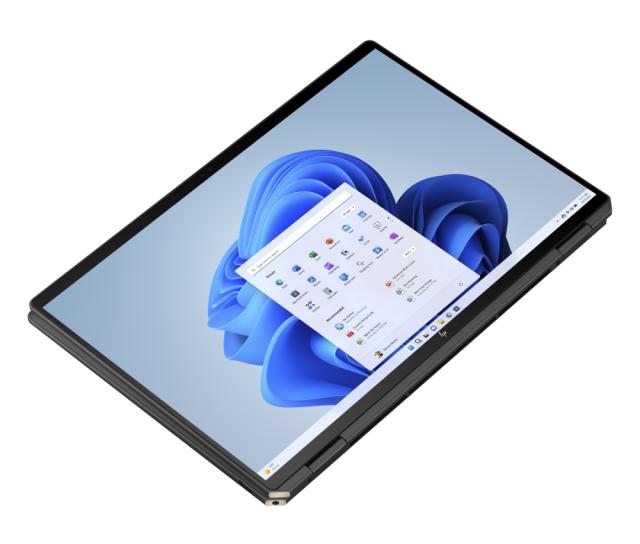 Лаптоп HP Spectre x360 16-aa0026nn Nightfall Black Ultra 7-155H(up to 4.8GH/24MB/16C), 16" WQXGA 400 nits 120Hz Touch, 16GB LPDDR5X on-board, 2TB PCIe SSD, WiFi 7 + BT5.4, FPR, Backlit Kbd, 6 Cell Batt, Win 11 Home
