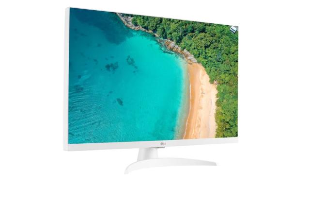 Монитор LG 27TQ615S-WZ, 27" (68.58cm) IPS, Smart webOS, TV Tuner DVB-T2/C /S2, 1000:1, Mega DFC, 250cd, Full HD (1920 x 1080), Wi-Fi, LAN, AirPlay, HDMI, CI Slot, USB 2.0, Bluetooth, AI Sound, Speakers, White