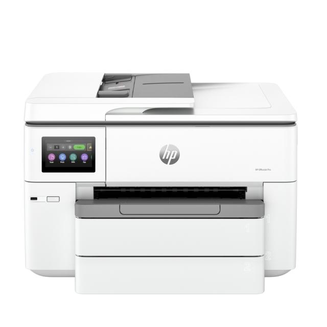 Мултифункционално мастиленоструйно устройство HP OfficeJet Pro 9730e, A3, A4, цветен, принтер/копир/скенер, 1200 x 1200 dpi, 22 стр/мин, LAN, Wi-Fi, USB