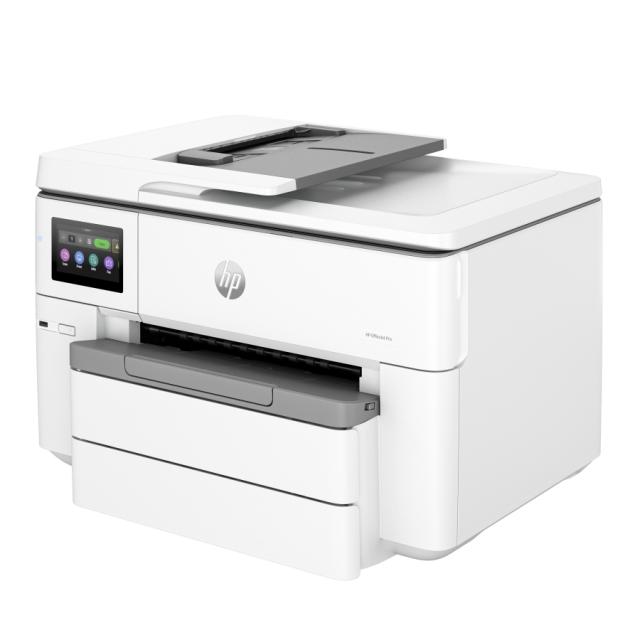 Мултифункционално мастиленоструйно устройство HP OfficeJet Pro 9730e, A3, A4, цветен, принтер/копир/скенер, 1200 x 1200 dpi, 22 стр/мин, LAN, Wi-Fi, USB