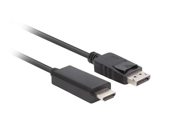 Кабел Lanberg display port (M) V1.1 -> HDMI (M) cable 1.8m, black