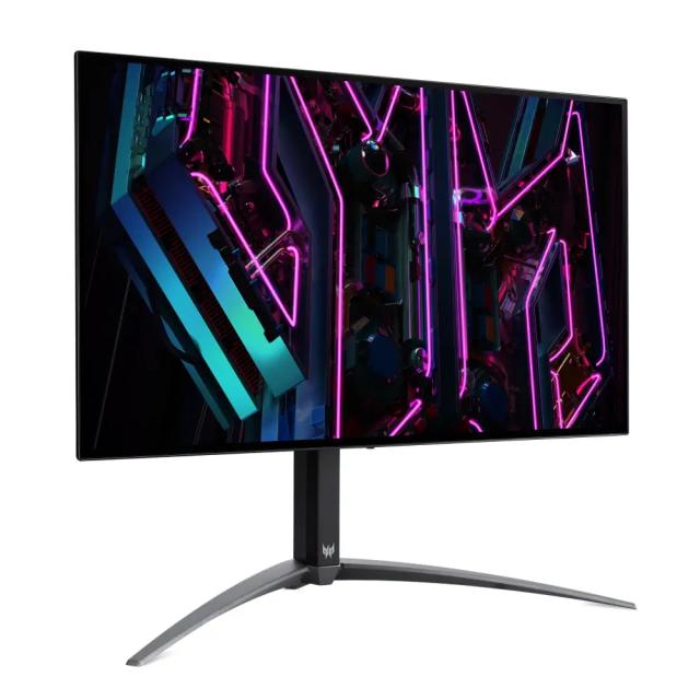 Монитор Acer Predator X27Ubmiipruzx, 27" IPS ZeroFrame OLED QHD, FreeSync Premium, 0.01ms, 240Hz, 1 500M:1, 1000nits, 2560x1440, Speakers, Audio Out, 2xHDMI, DP, 1xType-C(90W), USB HUB 3.2x2 USB-B (2up 2down), VESA, Black+Acer Predator Cestus 310 Gam