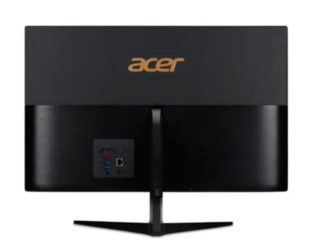 Настолен компютър - всичко в едно Acer Aspire C24-1800 23.8" FHD AiO,  Intel Core i3-1305U (up to 4.50GHz, 10MB), 16GB DDR4, 512GB SSD, Free 2.5" HDD, no DVD, Intel UHD Graphics, HDMI, 3xUSB 3.2, USB C, USB 2.0, RJ-45, WiFi AX & BT, HD Cam + mic., KB
