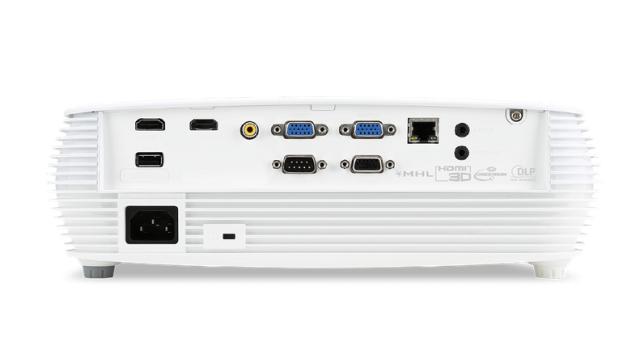 Мултимедиен проектор Acer Projector P5330W, DLP, WXGA (1280x800), 20000:1, 4500 ANSI Lumens, 3D 144Hz, VGAx2, RCA, HDMI/MHL, HDMI, Audio in, RJ45, LAN Control, Speaker 16W, Bluelight Shield, 2.73kg, White