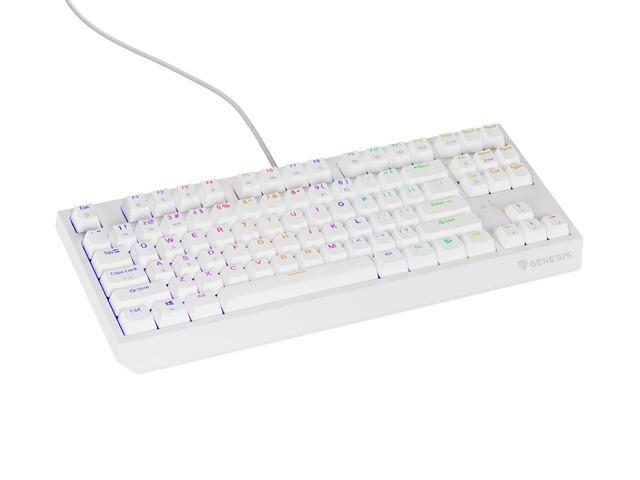 Клавиатура Genesis Gaming Keyboard Thor 230 TKL US RGB Mechanical Outemu Brown White Hot Swap