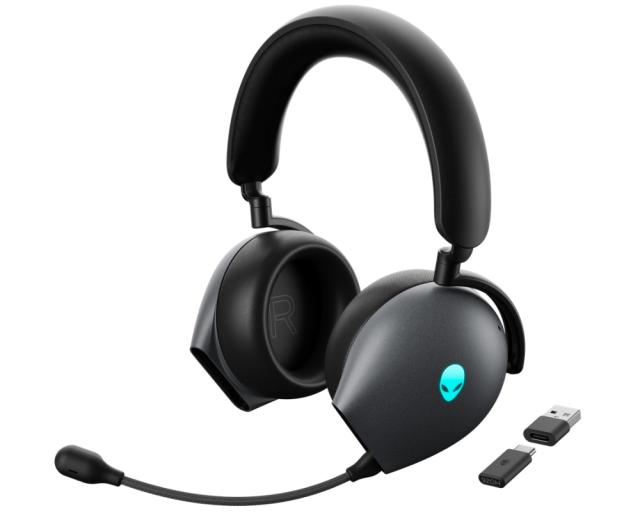 Слушалки Dell Alienware Tri-Mode Wireless Gaming Headset | AW920H (Dark Side of the Moon)