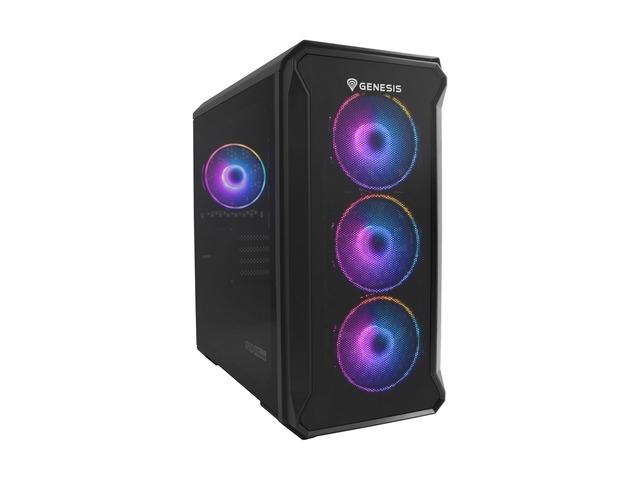 Кутия за компютър Genesis PC Case Irid 503 ARGB V2 MATX Mini Tower Window, Black