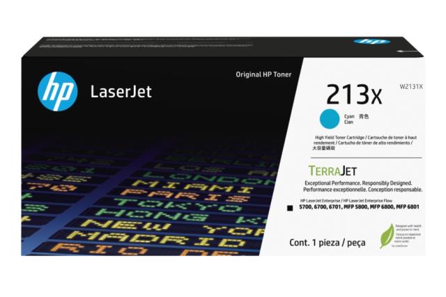 Консуматив HP 213X Cyan Original LaserJet Toner Cartridge