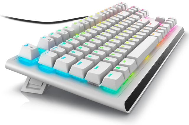 Клавиатура Dell Alienware Tenkeyless Gaming Keyboard - AW420K - US (QWERTY) - Lunar Light