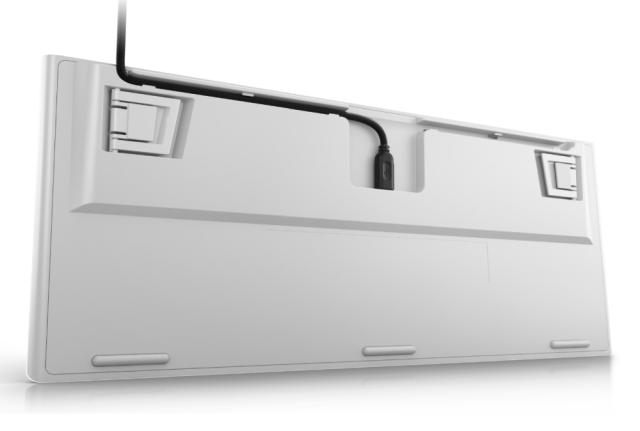 Клавиатура Dell Alienware Tenkeyless Gaming Keyboard - AW420K - US (QWERTY) - Lunar Light