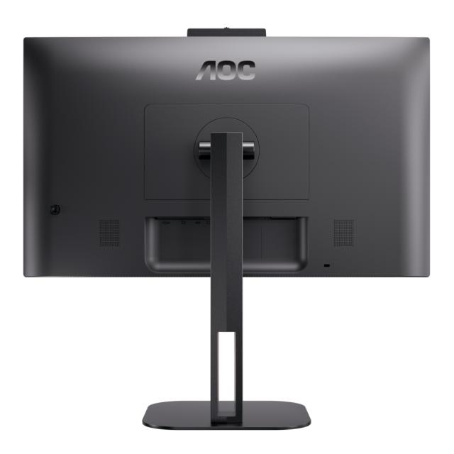 Монитор AOC 24V5CW/BK, 23.8" IPS WLED, 1920x1080@75Hz, 4ms GtG, 1ms MPRT, 300cd m/2, 1000:1, DCR 20M:1, 5Wx2, 2MP Windows Hello, Tilt, Height Adjust, Pivot, Swivel, HDMI, DP, USB hub + Neomounts monitor arm desk mount (clamp & grommet), 10"-30"