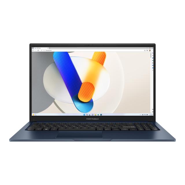 Лаптоп Asus Vivobook 15 X1504ZA-NJ1080, Intel Core i3-1215U 6C (1.2/4.4GHz, 10 MB cache) 15.6" (39.62cm) Full HD Anti-Glare, 16GB DDR4, 512GB SSD NVMe, Free DOS