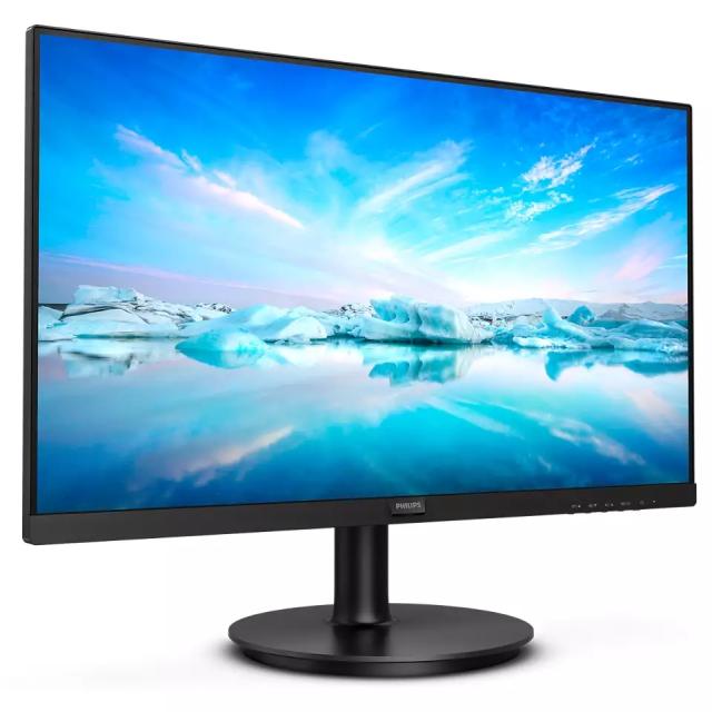 Монитор Philips 241V8LAB, 23.8" VA WLED, 1920x1080@100Hz, 4ms GtG, 1ms MPRT, 250cd m/2, 3000:1, Mega Infinity DCR, Adaptive Sync, FlickerFree, Low Blue Mode, 2Wx2, Tilt, D-SUB, HDMI