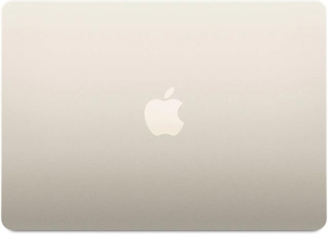 Лаптоп Apple MacBook Air 13 2024, 13.6", Apple M3 8C (3.5/4.05GHz, 20M), 8 ядра GPU Apple M3, 8GB DDR4, 256GB SSD, Starlight