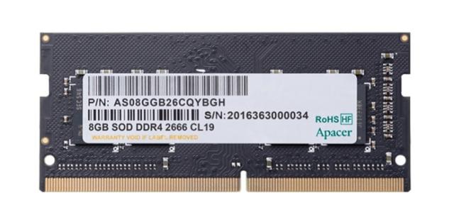 Памет Apacer 8GB DDR4 SODIMM 2666MHz, 1.2V