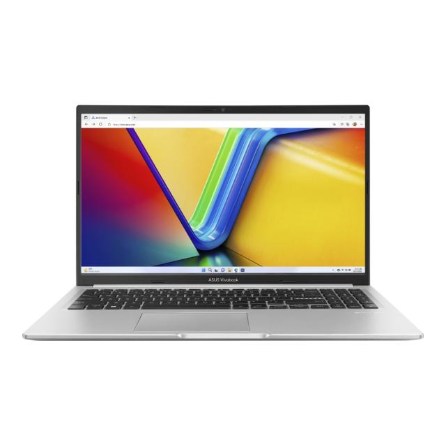 Лаптоп Asus Vivobook X1502VA-BQ298, Intel Core i7-13700H 14C (1.80 /5.00 GHz, 24 MB cache) ,15.6"FHD (1920x1080) ,16GB 512GB SSD,Intel Iris X Graphics Without OS, SILVER