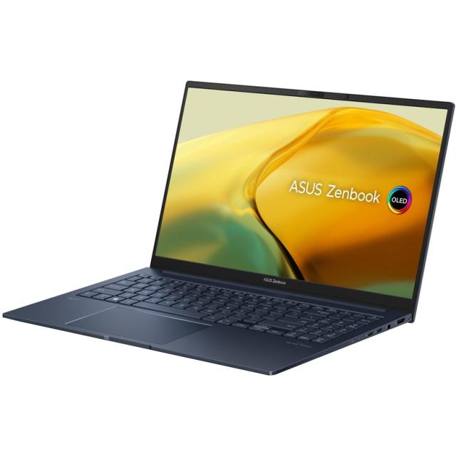 Лаптоп Asus Zenbook UM3504DA-MA211, AMD Ryzen 5 7535U 6C (2.9/4.55 GHz, 16 MB cache), 15.6" OLED, (2880 x 1620), 16GB DDR4, 512GB SSD, Free DOS, Blue