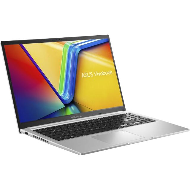 Лаптоп Asus Vivobook X1502VA-NJ290, Intel Core i5-13500H 12C (2.6/4.70 GHz, 18 MB cache), 15.6" FHD,(1920x1080),8GB, SSD 512GB, Free DOS, Silver