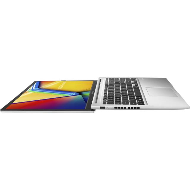 Лаптоп Asus Vivobook X1502VA-NJ290, Intel Core i5-13500H 12C (2.6/4.70 GHz, 18 MB cache), 15.6" FHD,(1920x1080),8GB, SSD 512GB, Free DOS, Silver