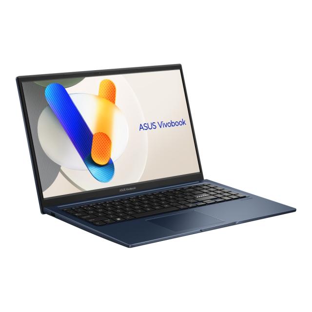 Лаптоп Asus Vivobook X1504VA-NJ668, Intel Core i3-1315U 6C (1.2 / 4.5GHz, 10MB), 15.6" FHD(1920x1080), 8GB DDR4, 512GB PCIEG3 SSD, Free DOS, Blue
