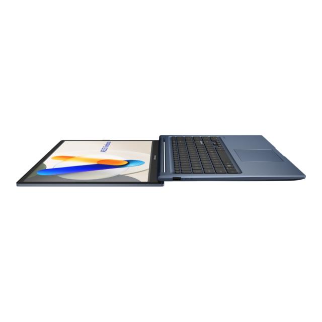 Лаптоп Asus Vivobook X1504VA-NJ668, Intel Core i3-1315U 6C (1.2 / 4.5GHz, 10MB), 15.6" FHD(1920x1080), 8GB DDR4, 512GB PCIEG3 SSD, Free DOS, Blue