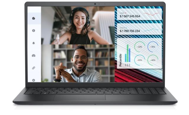 Лаптоп Dell Vostro 3520, Intel Core i5-1235U 10C (1.30/4.40GHz, 12MB cache) 15.6'' (39.62 cm) FHD, AG 120Hz, 8GB, 1x8GB DDR4, 512GB PCIe M.2, UHD Graphics, HD Cam and Mic, 802.11ac, FPR, BG KB, Win 11 Pro