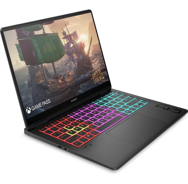 Лаптоп HP Omen 14-fb0034nn, Intel Core Ultra 7 155H 16C (up to 4.80 GHz, 24MB), 14.0" (35.56 cm) OLED 120Hz, 16GB LPDDR5X, 2TB PCIe SSD, NVIDIA GeForce RTX 4060 8GB, WiFi 7+BT5.4, Backlit Kbd, 6C Batt Long Life, Free DOS