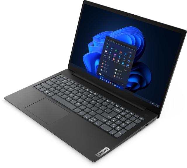 Лаптоп Lenovo V15 G4 AMD Ryzen 5 7520U 4C (2.8/4.3GHz, 4MB cache), 15.6" FHD (1920x1080) TN AG, AMD Radeon 610M Graphics, 16GB LPDDR5 5500MHz, 512GB SSD, WLAN, BT, HD 720p Cam, 2 cell, Black, Free DOS