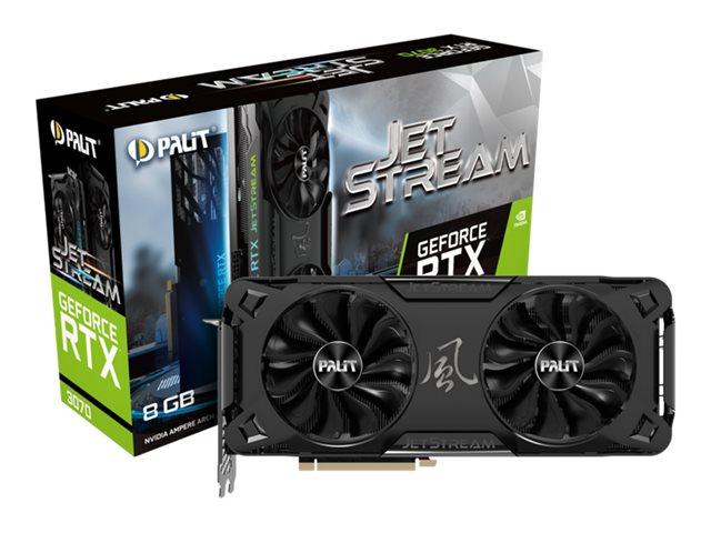Видео карта PALIT GeForce RTX 3070 Jetstream 8GB GDDR6 256bit 3xDP HDMI NE63070019P2-1040J