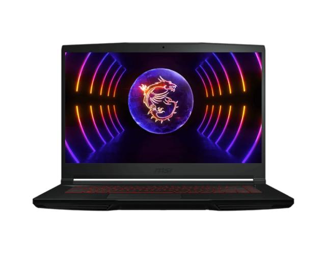 Лаптоп MSI Thin GF63 12VF, 15.6" FHD (1920x1080), 144Hz, IPS-Level, Intel Core i7-12650H 10C (2.3/4.7GHz, 24MB), 16GB DDR4 (2x8, 3200MHz), 1TB NVMe SSD Gen4x4, NVIDIA RTX 4060 8GB GDDR6 (Up to 1470MHz), Red Backlit Gaming KBD, Free DOS, Black