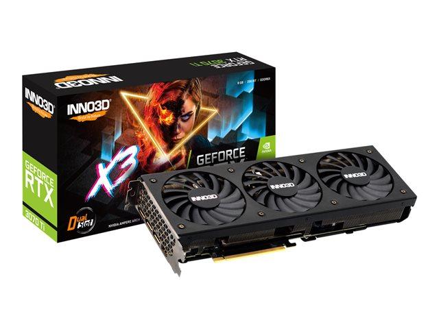 Видео карта INNO3D GeForce RTX 3070 Ti X3 8GB GDDR6X 256-bit 3xDP+HDMI N307T3-086X-1820VA45