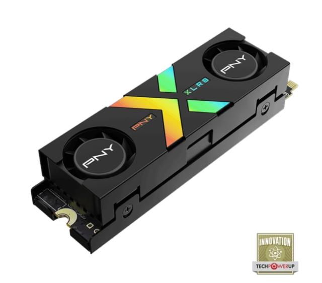 Твърд диск PNY SSD CS3150 M.2 GEN5 1TB Black Heatsink RGB