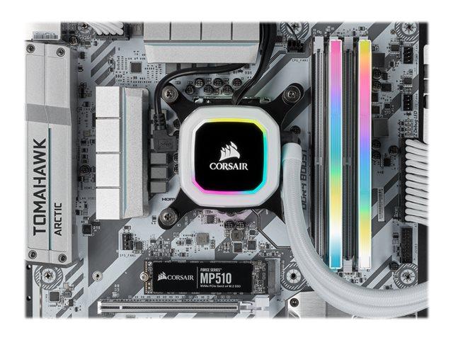 Памет Corsair Vengeance RGB PRO SL XMP 2.0 White, 32GB (2x16GB) DDR4 3600MHz, 1.35V