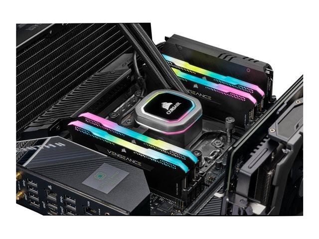 Памет Corsair Vengeance RGB PRO SL XMP 2.0 Black, 32GB (2x16GB) DDR4 3200MHz, 1.35V