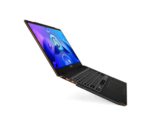 Лаптоп MSI Summit E13 AI Evo A1MTG, Intel Core Ultra 7 155H (16C/22T, up to 4.8 GHz, 24MB), 13.3” 16:10 FHD+ (1920x1200), Touchscreen, IPS, Intel Arc GPU, 32GB LPDDR5, 1TB NVMe Gen4x4 SSD, Intel Killer Wi-Fi 7, Windows 11 Pro