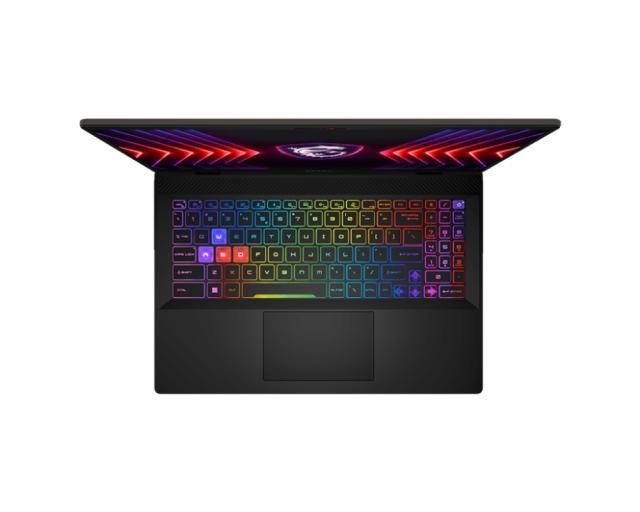 Лаптоп MSI Sword 16 HX B14VGKG, Intel Core i7-14700HX 20C (3.90/5.5 GHz, 33MB cache ), 16" 16:10 QHD+(2560x1600), 240Hz, 100% DCI-P3, NVIDIA RTX4070 8GB GDDR6, 16GB DDR5 8GBx2, 1TB NVMe PCIe SSD Gen4x4, Intel WiFi 6E, Windows 11 Home