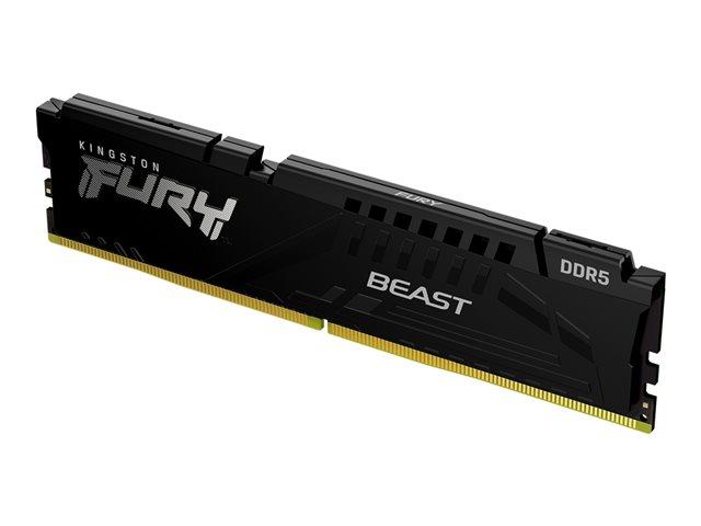 Памет KINGSTON 16GB 4800MHz DDR5 CL38 DIMM FURY Beast Black KF548C38BB-16