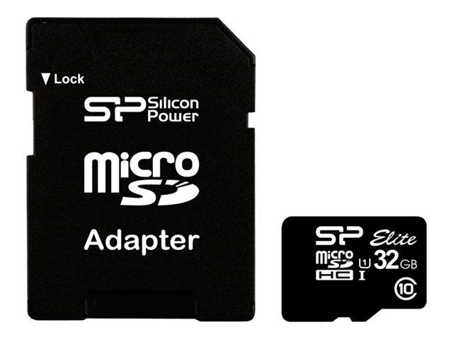 Карта памет SILICON POWER Micro SDHC 32GB Class 10 + Adapter 